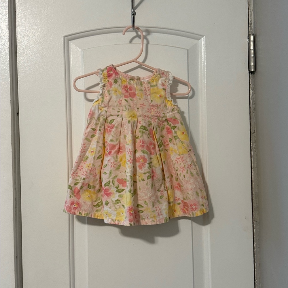 Gymboree Pink and Yellow Floral Dress